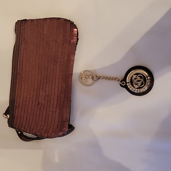 Sharif designed in NY purse and wallet 4 piece Set in copper sequin NWOT - Picture 7 of 12